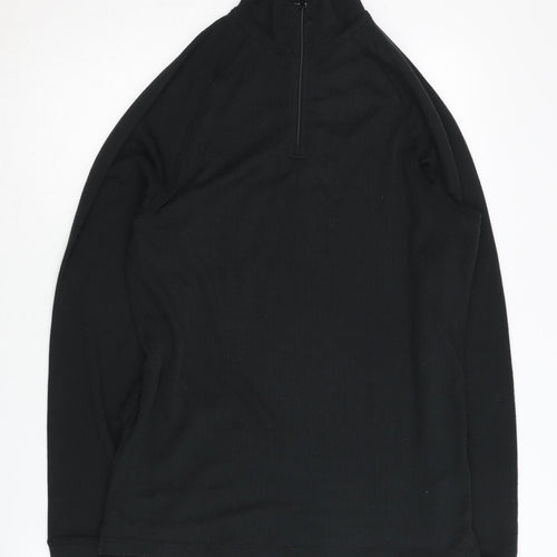 Trespass Men's Black Medium Zip Sweatshirt