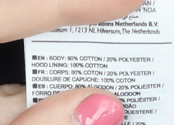 Nike Men's Black Full Zip Hoodie Size S