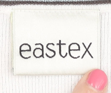 Eastex Women's Multicoloured Stripe Pullover Jumper Size 10