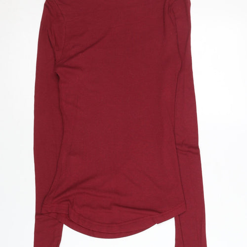 Harry Potter Women's Red Knit Long Sleeve T-Shirt Size 8