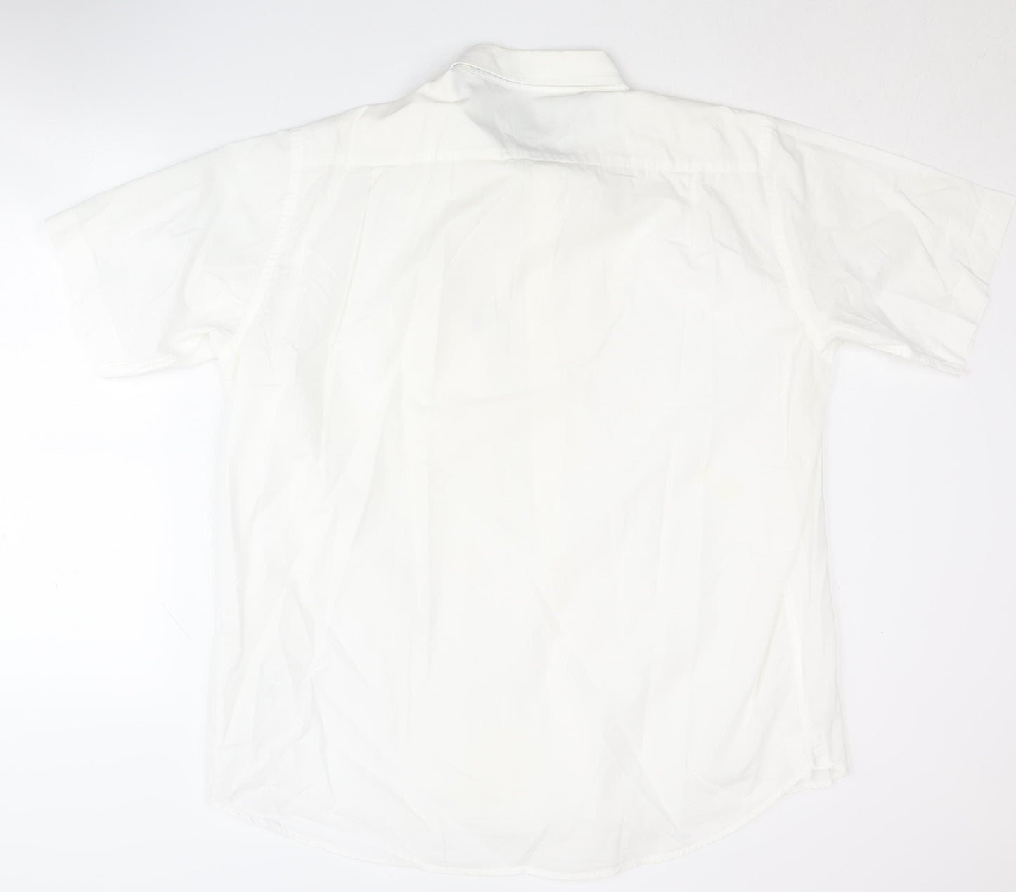 Viyella Men's White XL Short Sleeve Button-Up Shirt
