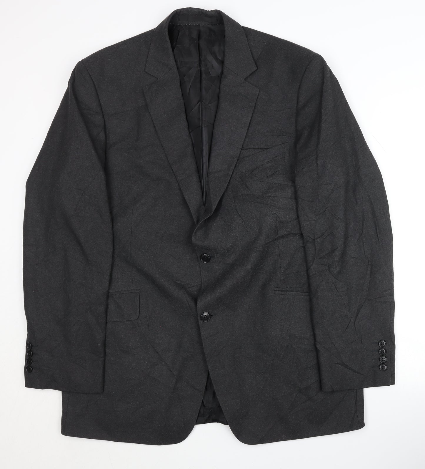 Dehavilland Men's Grey Blazer, 44 Long, Business Jacket
