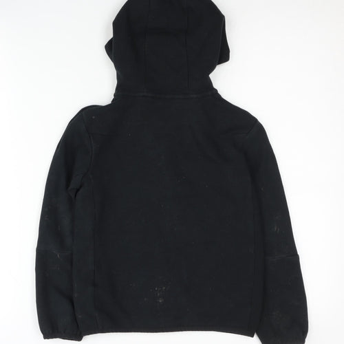 Nike Boys Black Full Zip Hoodie 6-7 Years Fleece