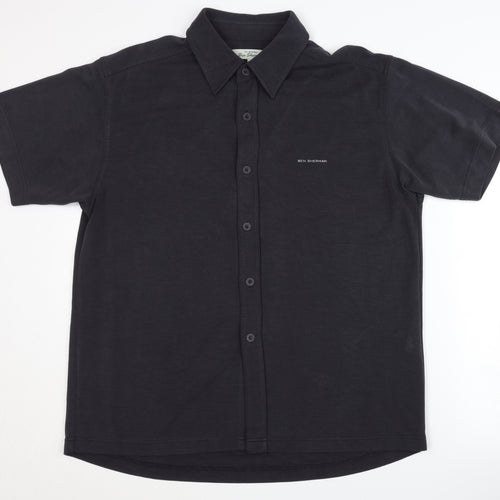 Ben Sherman Men's Black Short Sleeve Shirt M