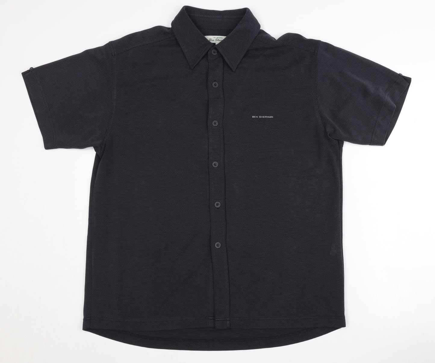 Ben Sherman Men's Black Short Sleeve Shirt M