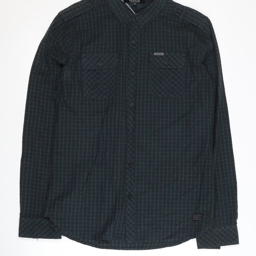 Firetrap Men's Multicoloured Check Long Sleeve Shirt