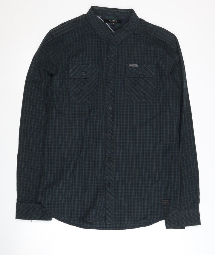 Firetrap Men's Multicoloured Check Long Sleeve Shirt