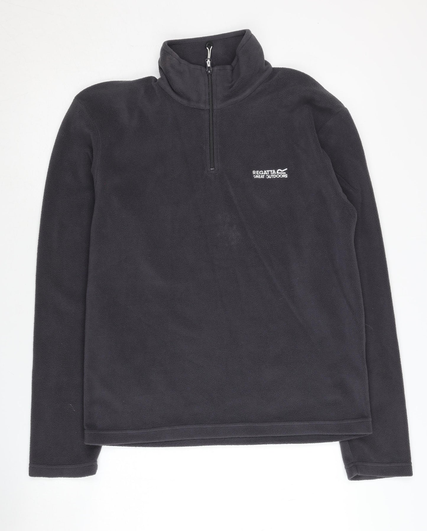 Regatta Men's Black High Neck Pullover Sweatshirt S