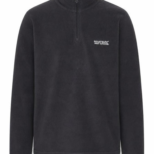 Regatta Men's Black High Neck Pullover Sweatshirt S