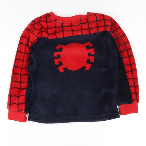 Marvel Spider-Man Boys Red Fleece Top 3-4 Years