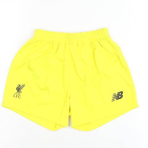 New Balance Boys Athletic Yellow Football Shorts - Size 6-7Y