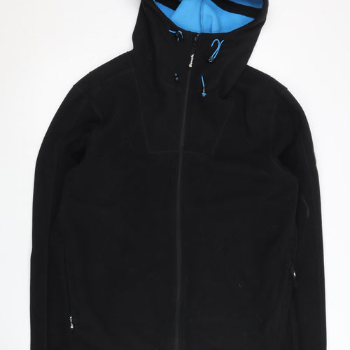Bench Men's XL Black Hooded Jacket with Logo