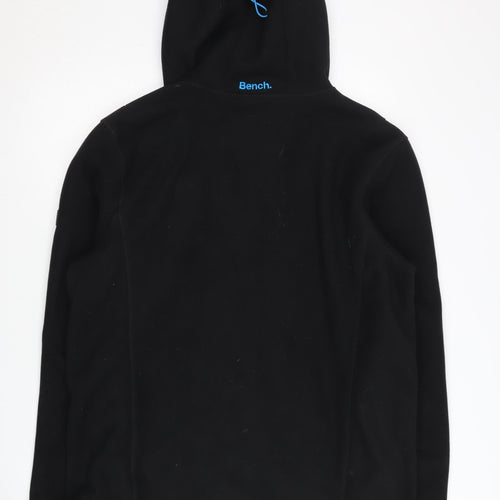 Bench Men's XL Black Hooded Jacket with Logo