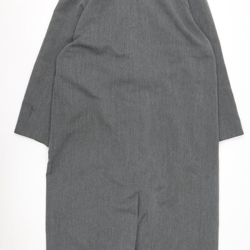 Burton Women's Grey Overcoat, Size 12, Elegant Business Wear