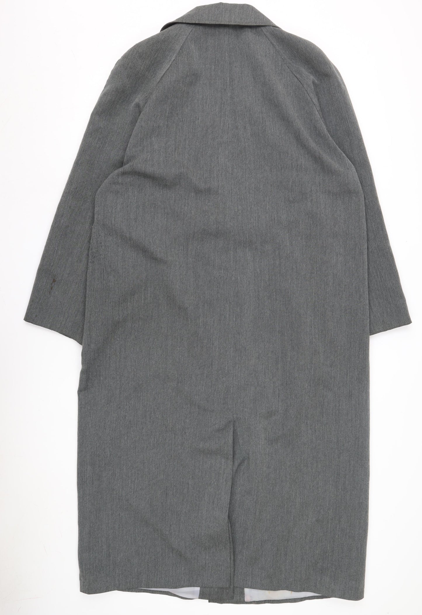 Burton Women's Grey Overcoat, Size 12, Elegant Business Wear