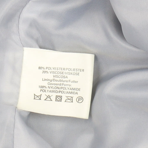 Burton Women's Grey Overcoat, Size 12, Elegant Business Wear