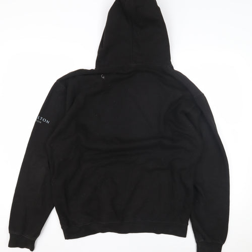 Hamilton Unisex Black Logo Hoodie M Musical Theme