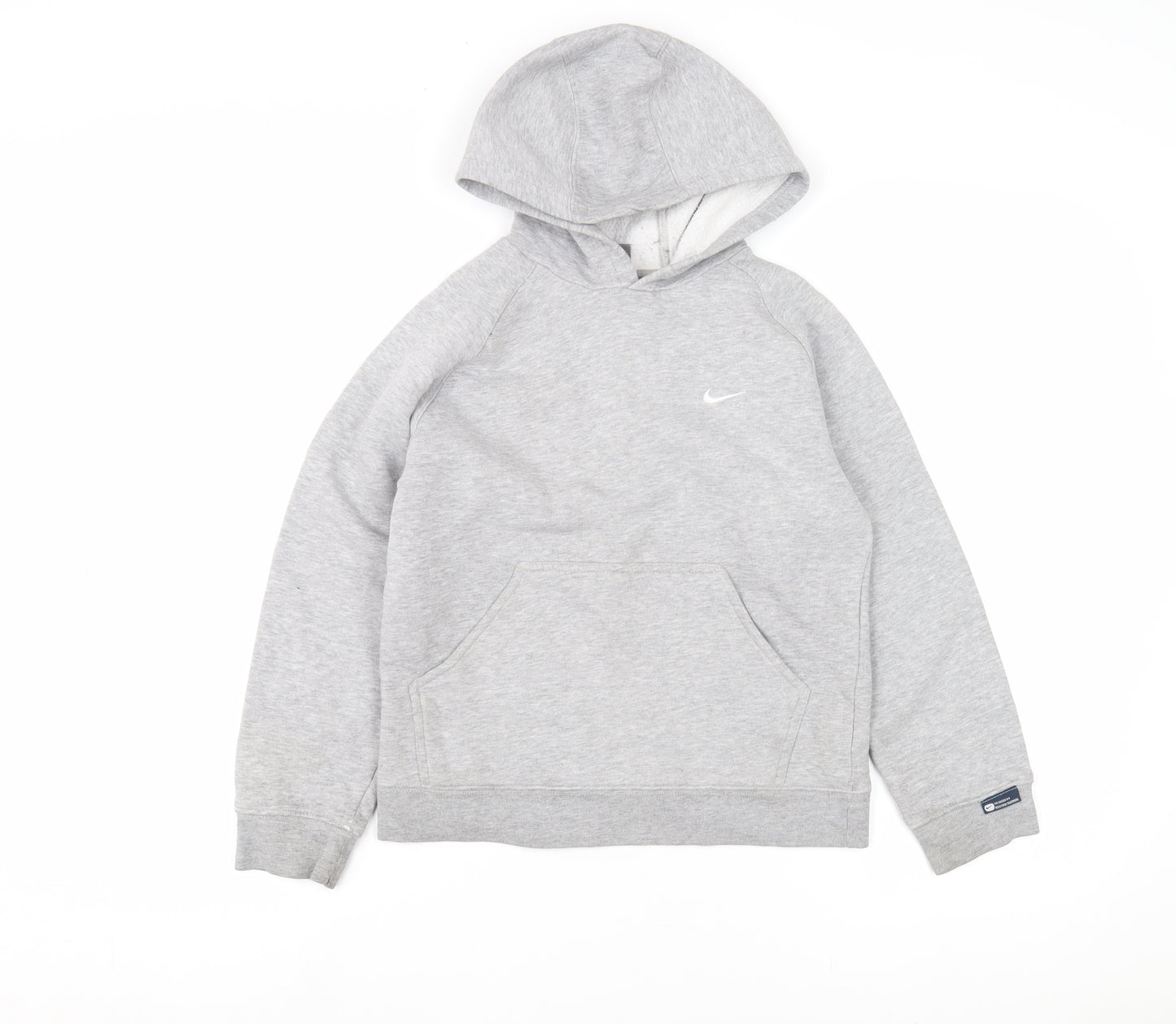 Nike Boys Grey Fleece Pullover Hoodie 9-10 Years