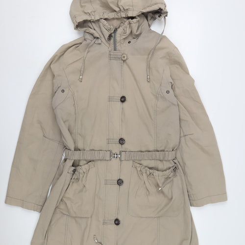 EasyComfort Women's Beige Parka Coat Size 14