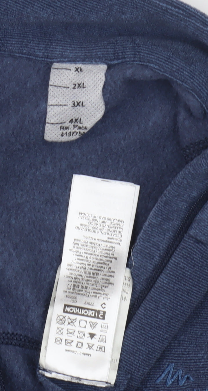 Decathlon Men’s Blue XL Pullover Fleece Sweatshirt