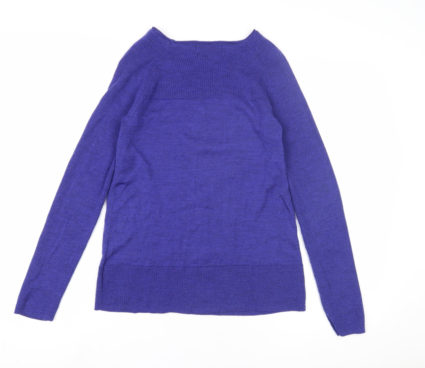 Ellen Tracy Women's Blue Pullover Jumper L