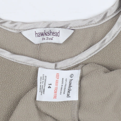 Hawkshead Women’s Beige Long Sleeve Nightshirt Size 14