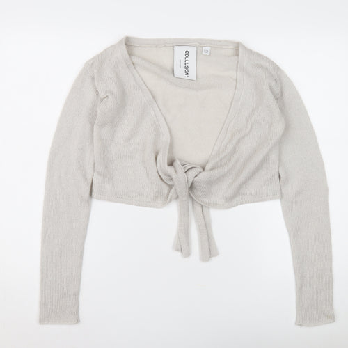 Collusion Womens Ivory Cardigan UK 10