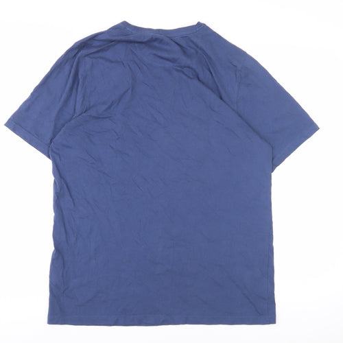 One Valley Men's Blue Nautical Graphic T-Shirt S