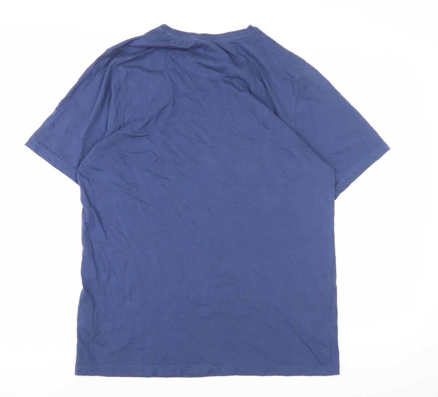 One Valley Men's Blue Nautical Graphic T-Shirt S
