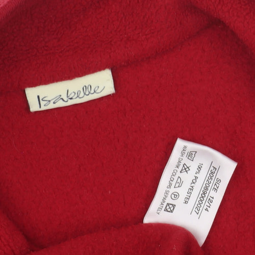Isabelle Women's Red Fleece Waistcoat Size 14