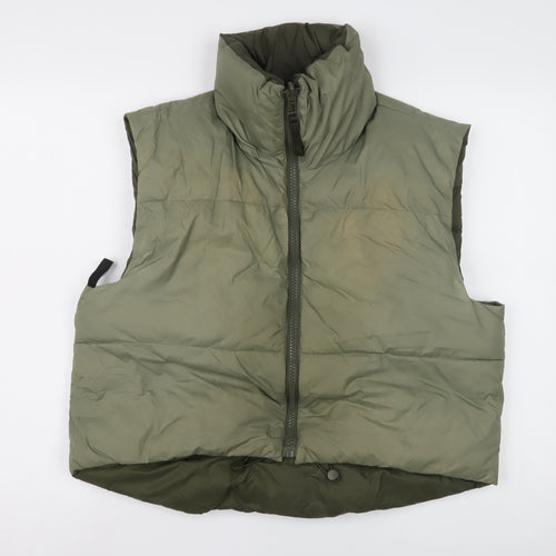 Zara Green XL Unisex Puffer Waistcoat