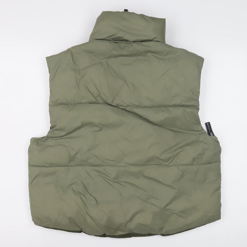Zara Green XL Unisex Puffer Waistcoat