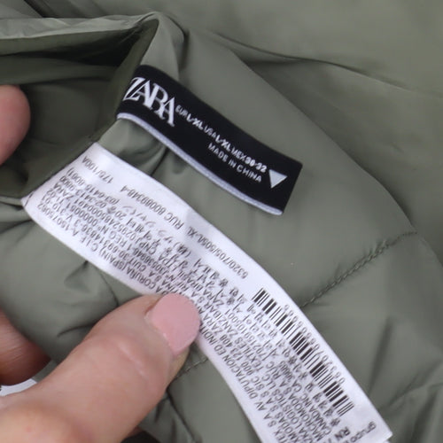 Zara Green XL Unisex Puffer Waistcoat
