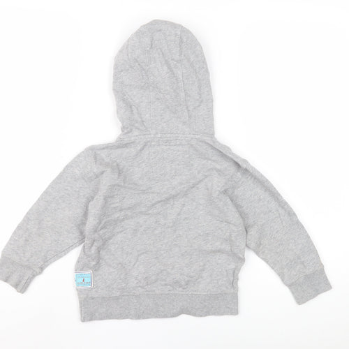 Mandarcy Boys Grey Pullover Hoodie, Age 2-3 Years, Surf Theme