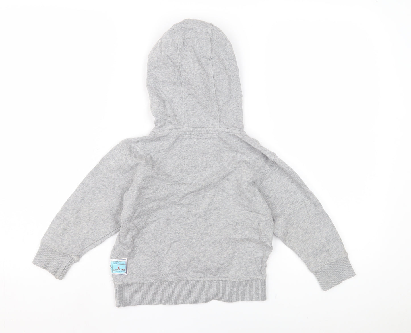 Mandarcy Boys Grey Pullover Hoodie, Age 2-3 Years, Surf Theme