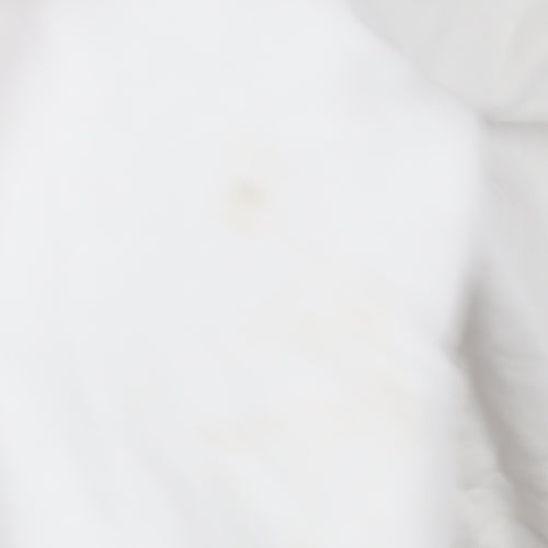 Collusion Men’s White Graphic Print Sweatshirt M