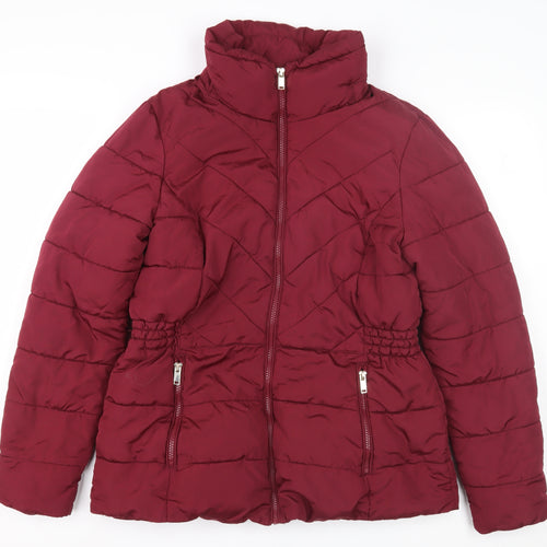 Dorothy Perkins Red Puffer Jacket, Women's 12, Casual Wear