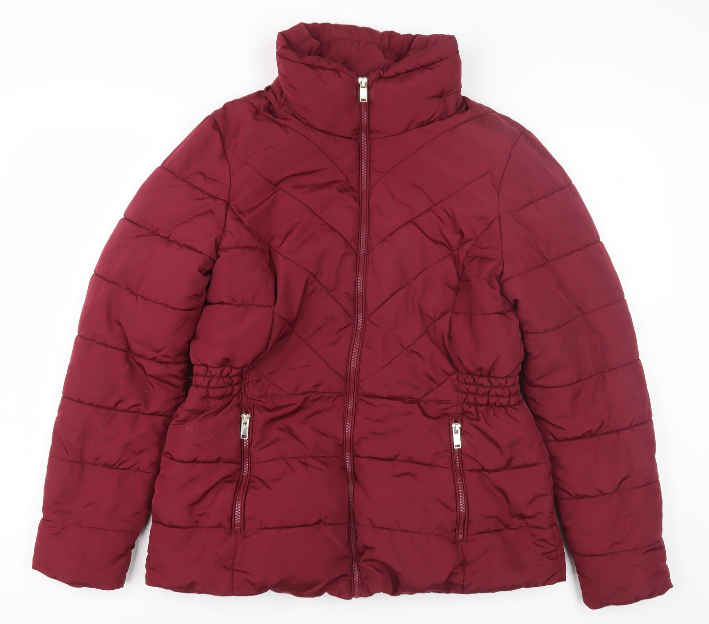 Dorothy Perkins Red Puffer Jacket, Women's 12, Casual Wear