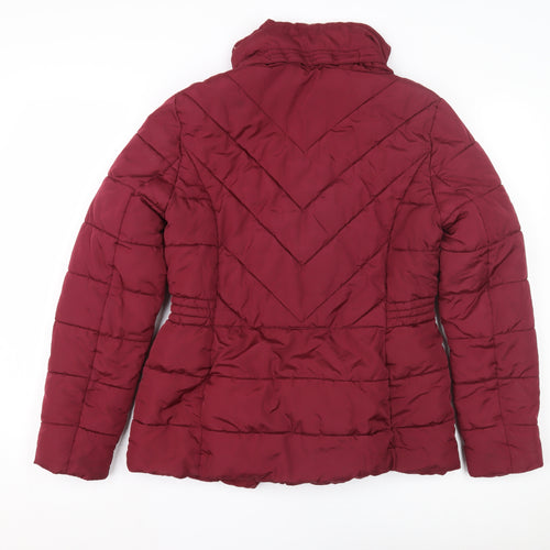 Dorothy Perkins Red Puffer Jacket, Women's 12, Casual Wear