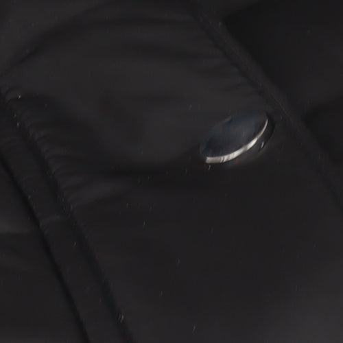 New Look Women's Black Puffer Jacket Size 12