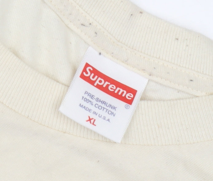 Supreme Men's Beige XL Graphic T-Shirt