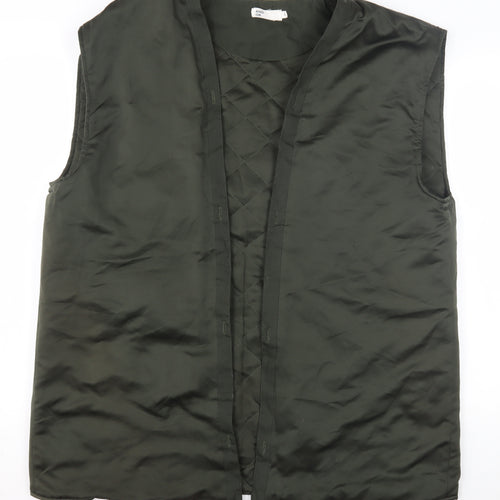 AND/OR Men's Green Waistcoat Size L