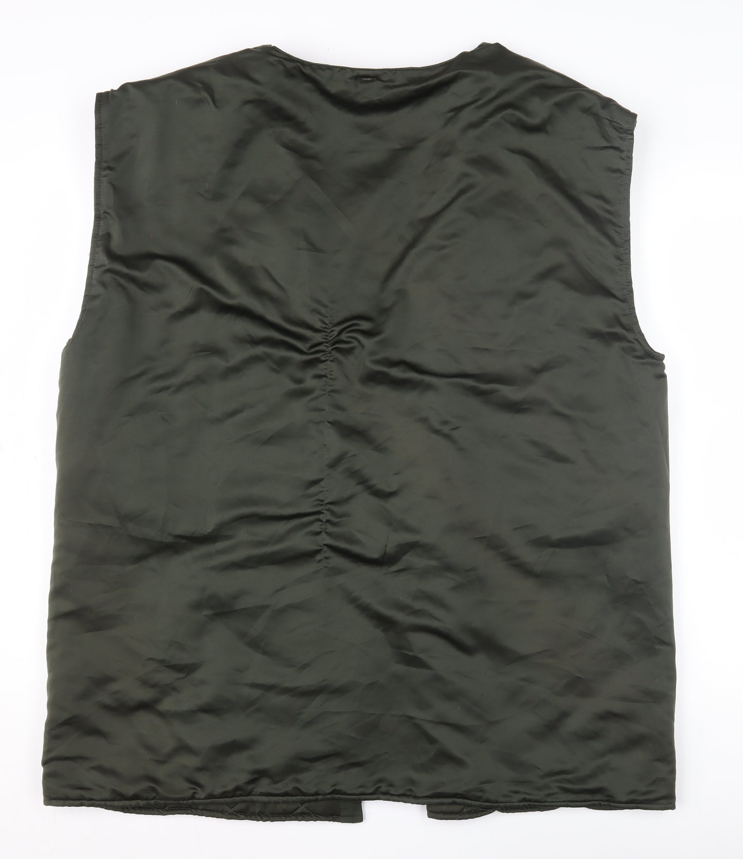 AND/OR Men's Green Waistcoat Size L