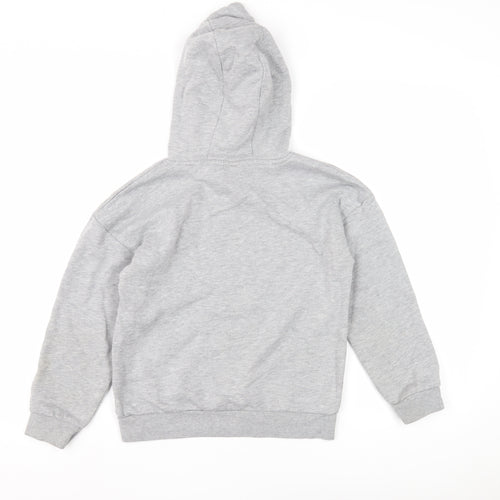 Boys Grey The Simpsons Graphic Hoodie - Size 8-9, Pullover Style