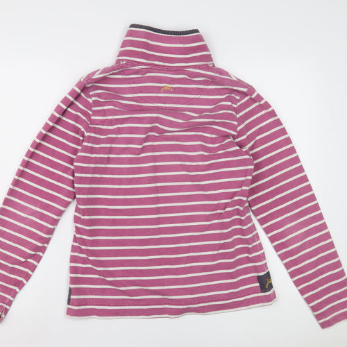 Joules Originals Women's Pink Striped Sweatshirt M