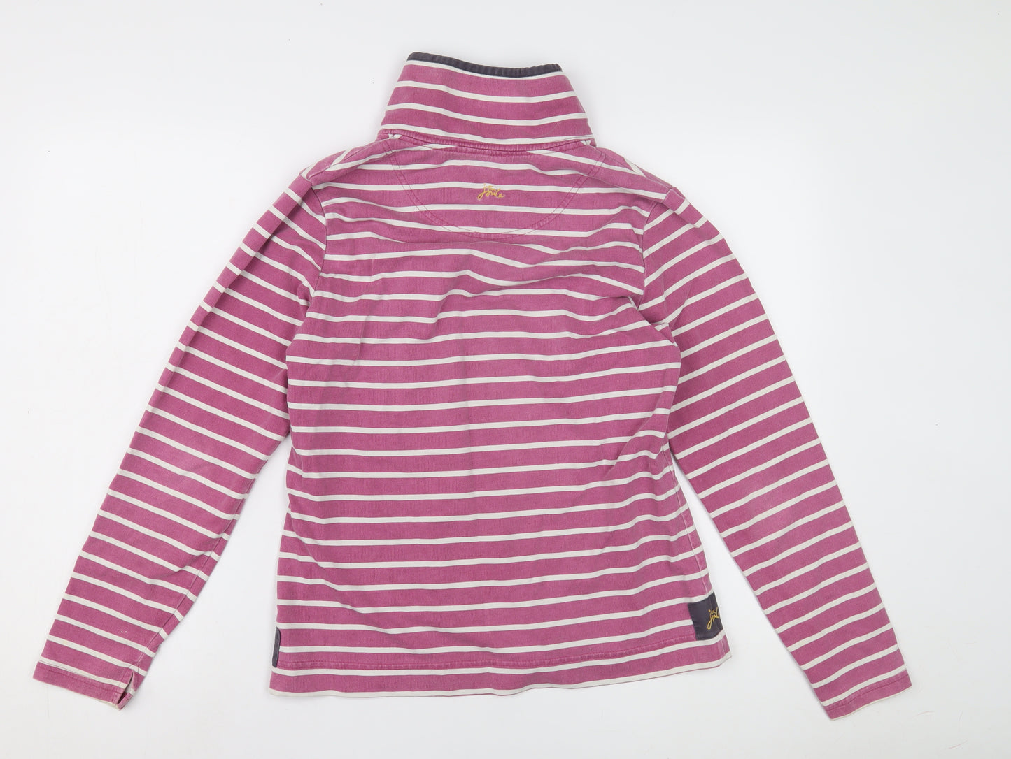 Joules Originals Women's Pink Striped Sweatshirt M