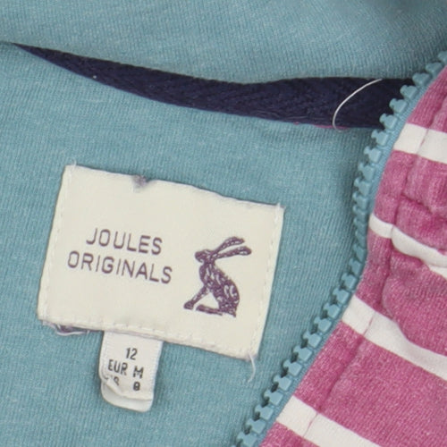 Joules Originals Women's Pink Striped Sweatshirt M