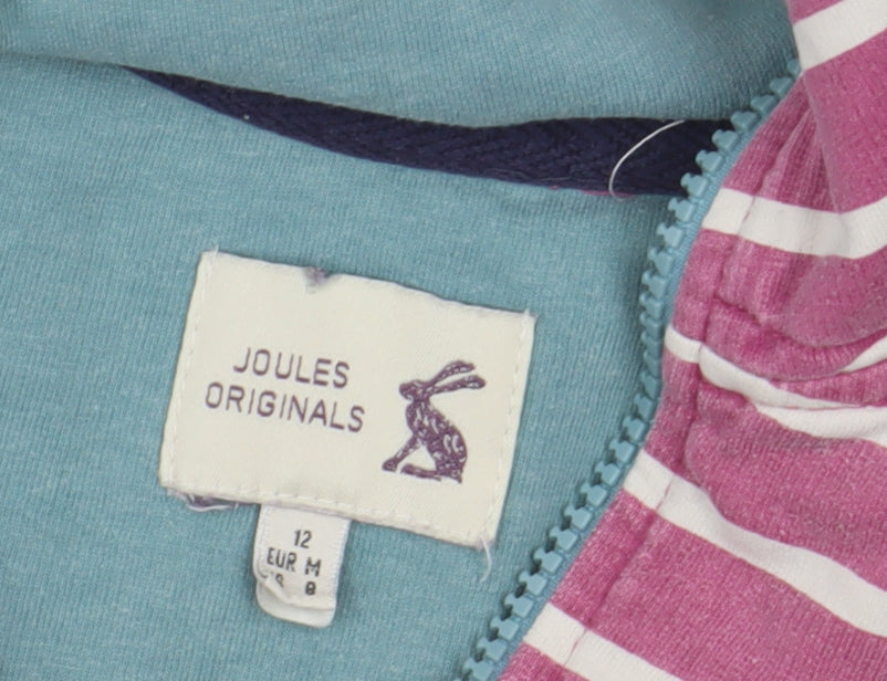 Joules Originals Women's Pink Striped Sweatshirt M