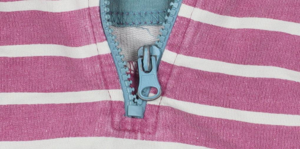 Joules Originals Women's Pink Striped Sweatshirt M