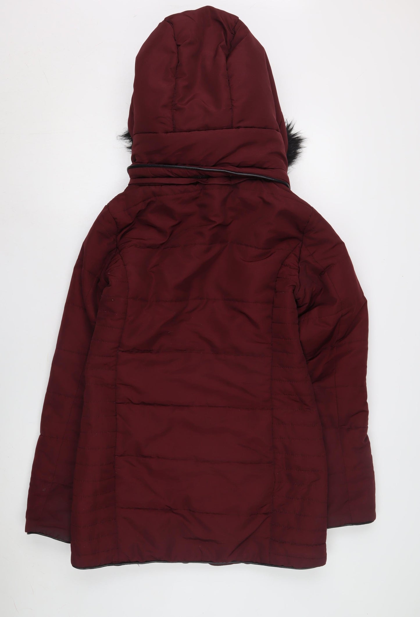 Brave Soul Women's Red Puffer Jacket Size 10